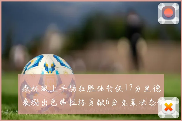 森林狼上半场狂胜独行侠17分里德表现出色弗拉格贡献6分克莱状态低迷未得分